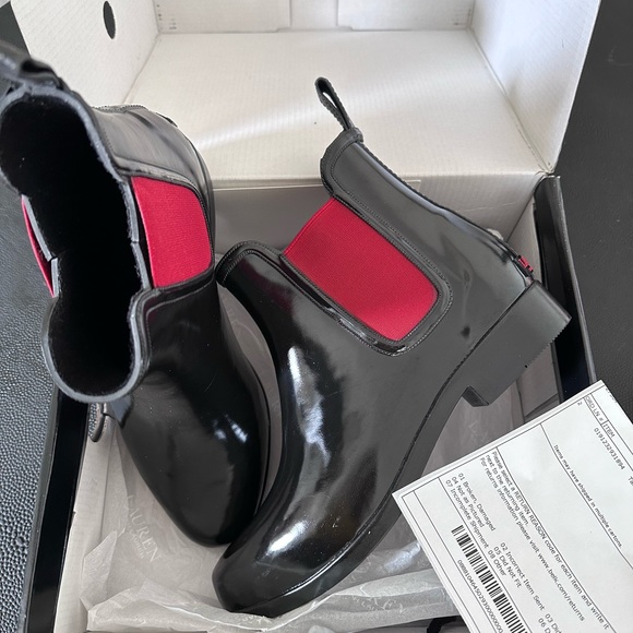 NIB Ralph Lauren Tally Rain Boots sz 8 - Picture 2 of 8